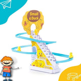 Duck Slide Toy Set with Lights and Music