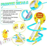 Duck Slide Toy Set with Lights and Music