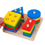 Wooden Geometric Shape Sorter 4