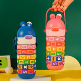 Maths Rotatable Cool Stainless Steel Water Bottle