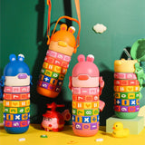 Maths Rotatable Cool Stainless Steel Water Bottle