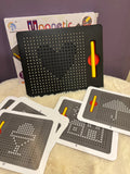 Drawing Magnetic Pad with 10 Pattern Cards For Kids