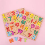 Alphabet Numbers Wooden Puzzles