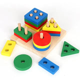 Wooden Sorting and Stacking Educational Montessori Toys