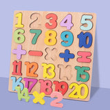 Alphabet Numbers Wooden Puzzles