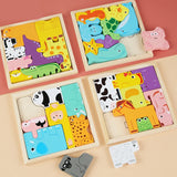 Educational Toys for Montessori Kids- Animal Puzzles