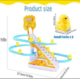Duck Slide Toy Set with Lights and Music