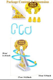 Duck Slide Toy Set with Lights and Music